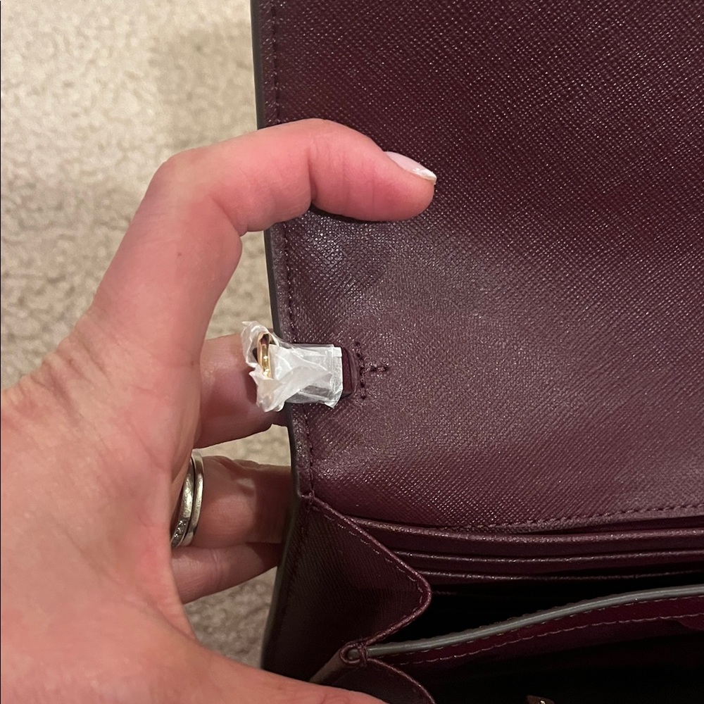 Tory Burch Deep Wine Crossbody Bag - Picture 5 of 5